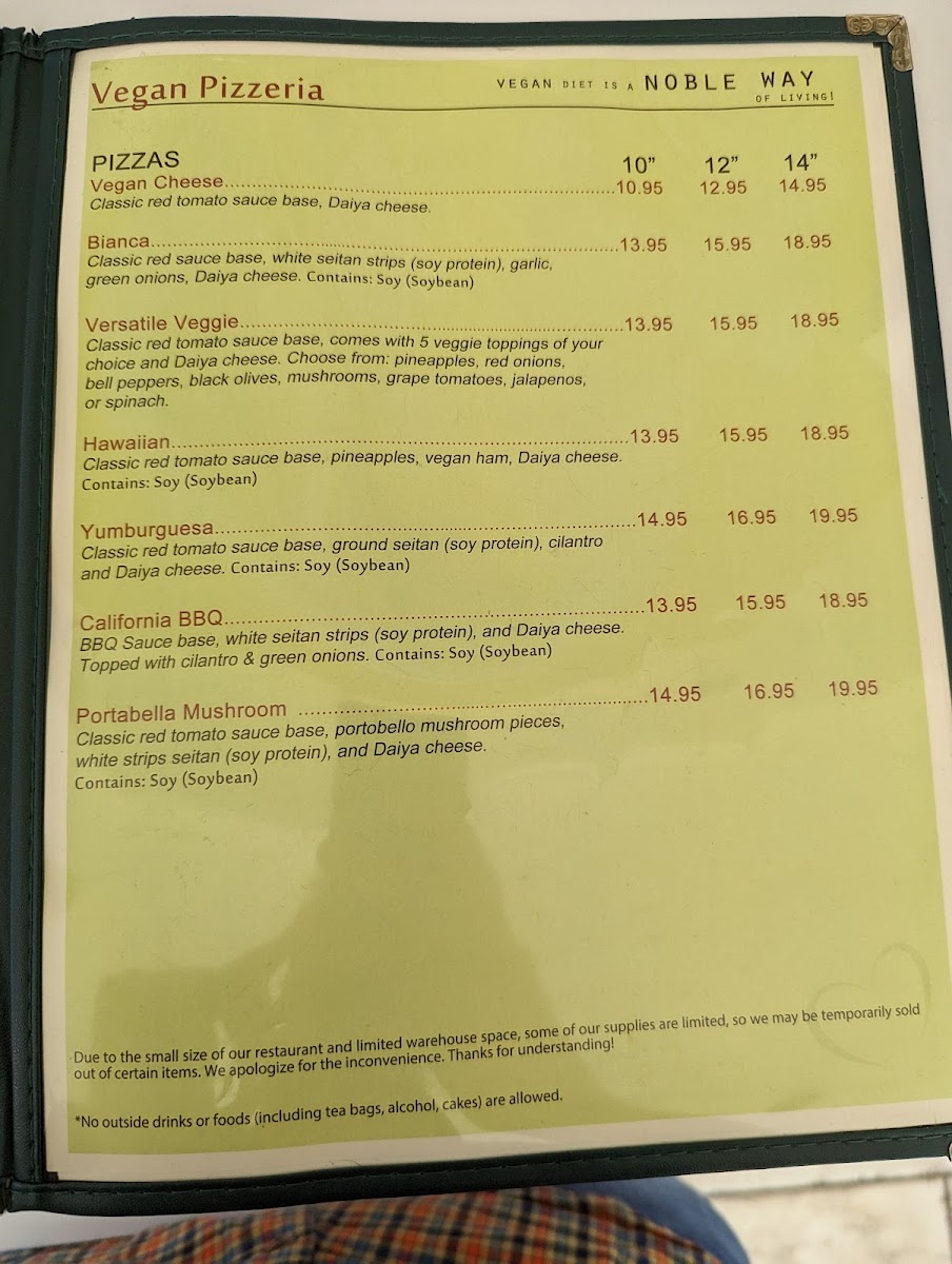 Menu Loving Hut-5