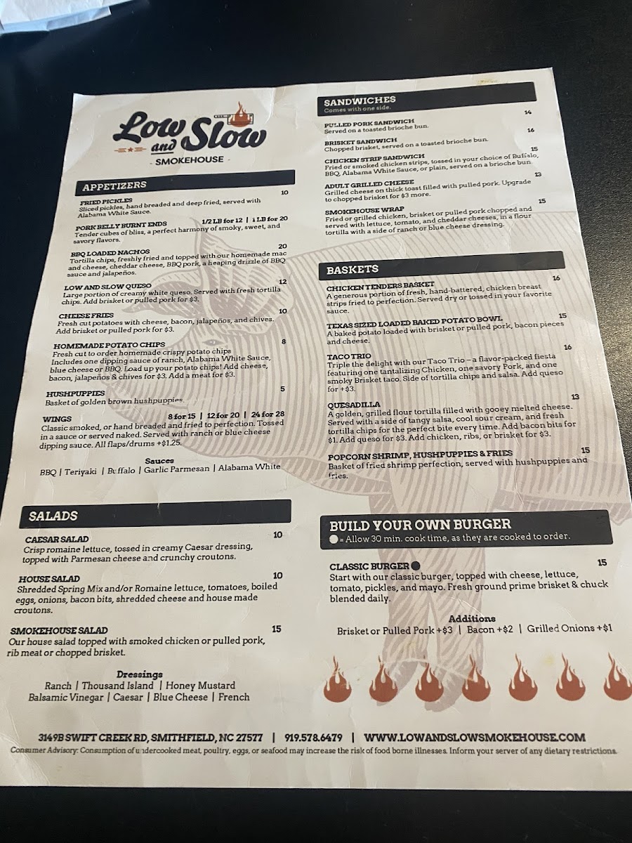 Menu Low And Slow Smokehouse-2