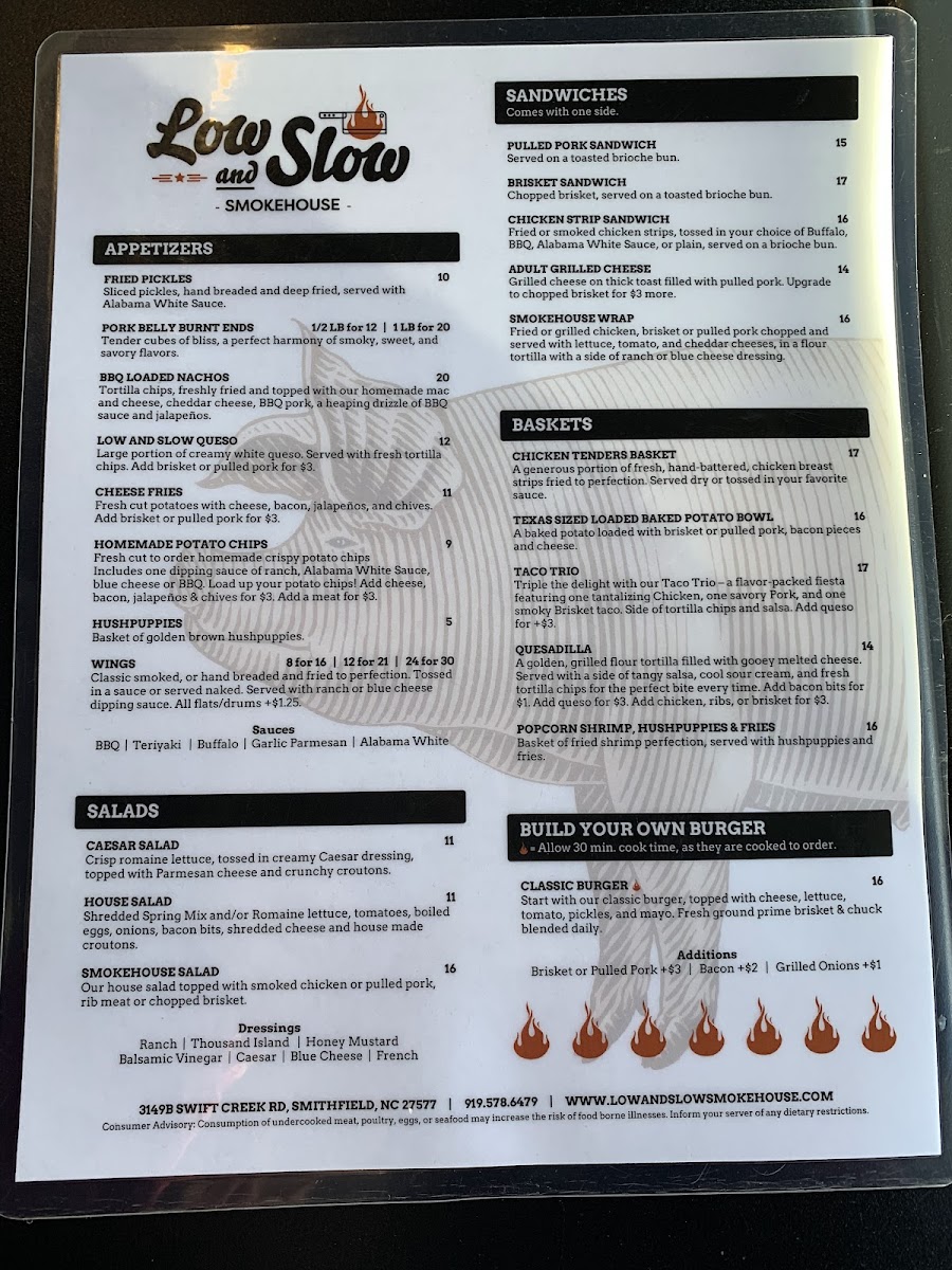 Menu Low And Slow Smokehouse-7