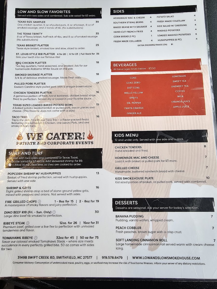 Menu Low And Slow Smokehouse-8