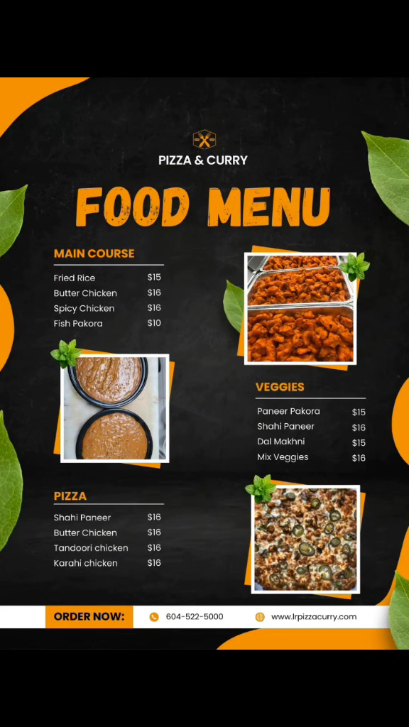 Menu Lr Pizza & Curry Ltd(Best Price On Website!)-2