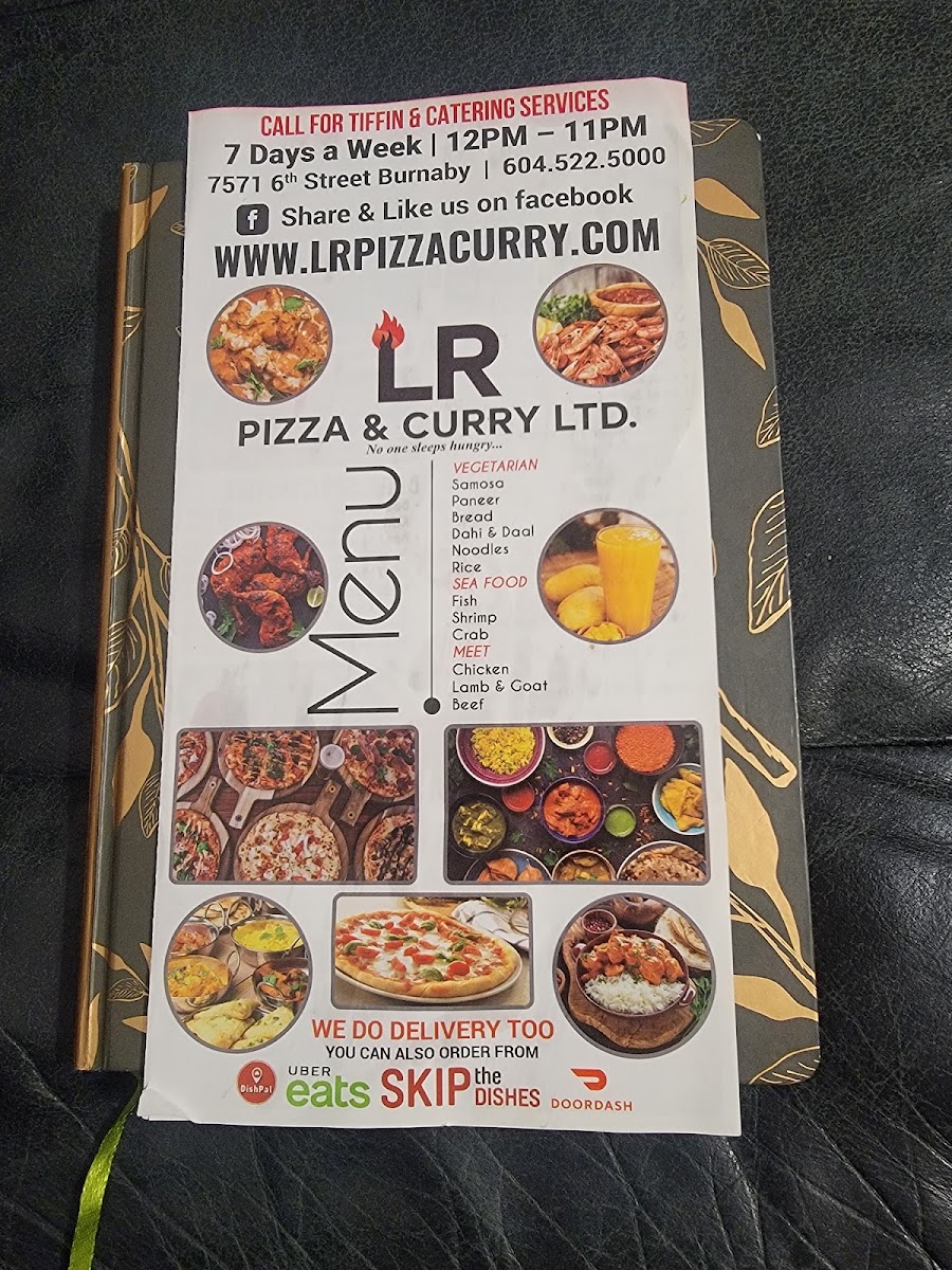 Menu Lr Pizza & Curry Ltd(Best Price On Website!)-5
