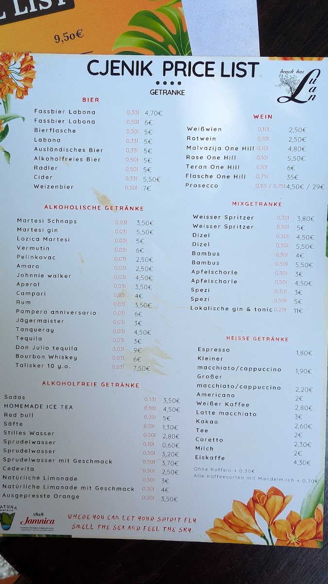 Menu Luan Beach Bar-2