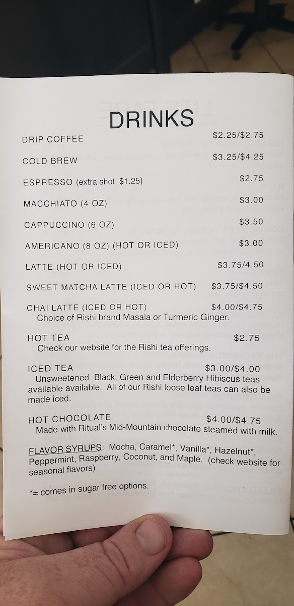 Menu Luann's Bakery & Cafe - Stafford-3