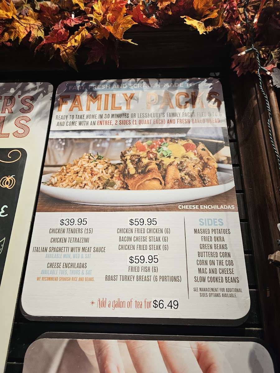 Menu Luby's-1