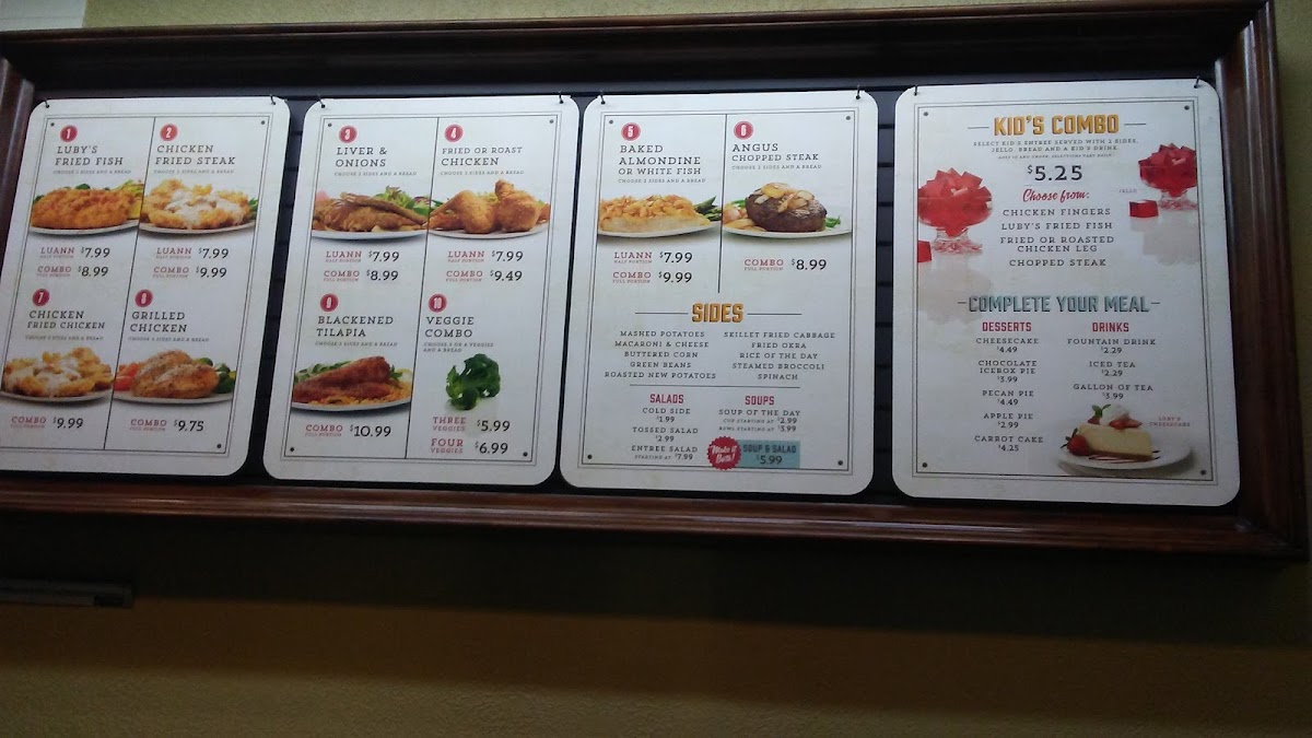 Menu Luby's-3