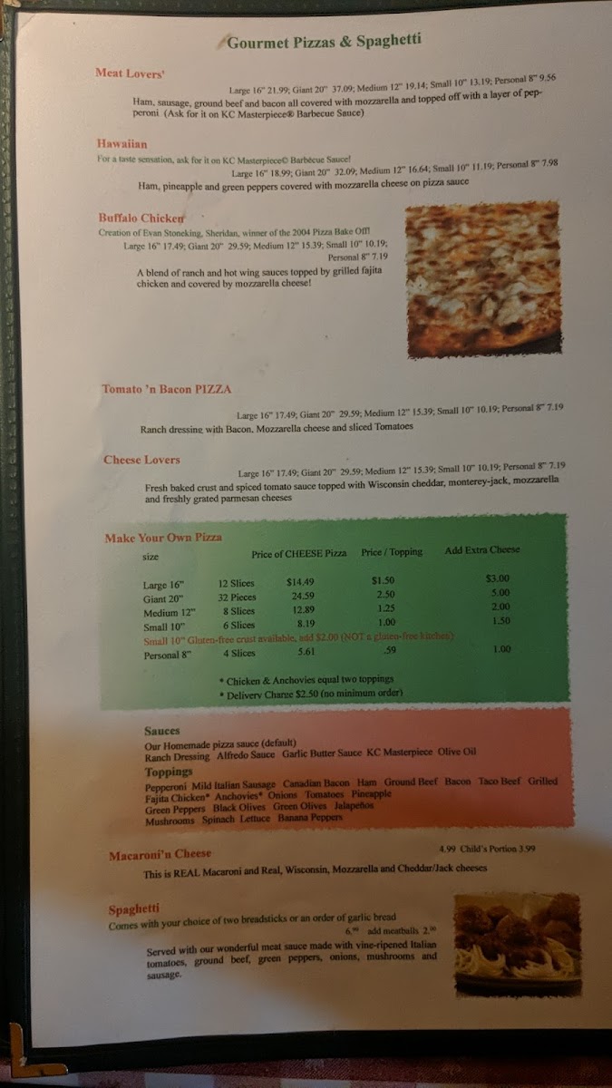 Menu Luca's Pizza & Grill-3