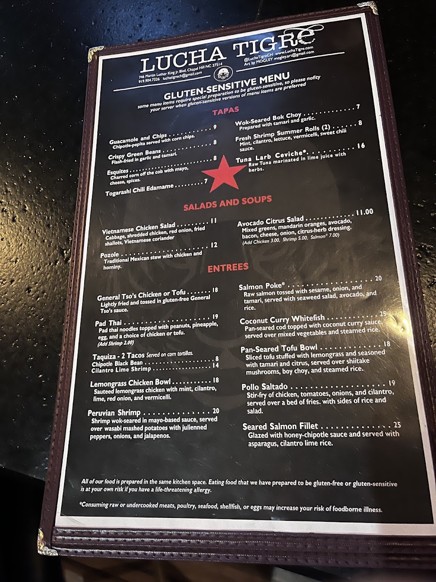 Menu Lucha Tigre-1