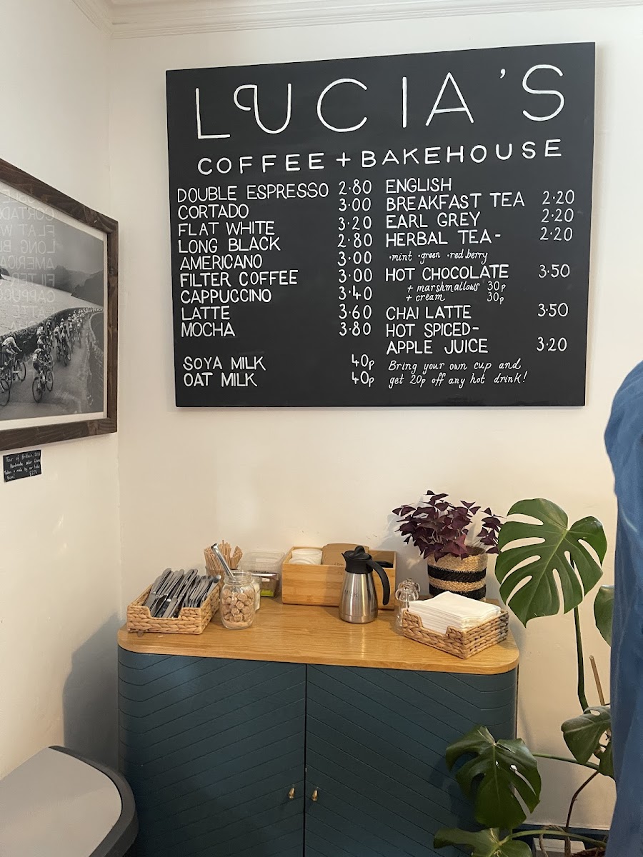 Menu Lucia's Coffee + Bakehouse-1