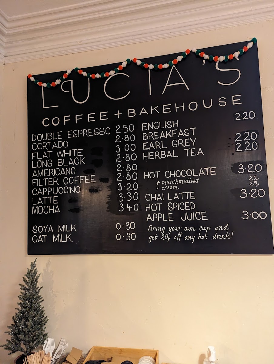 Menu Lucia's Coffee + Bakehouse-2