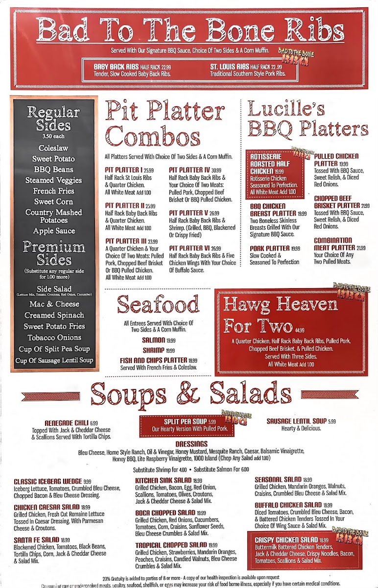 Menu Lucilles Bad To The Bone Bbq-5