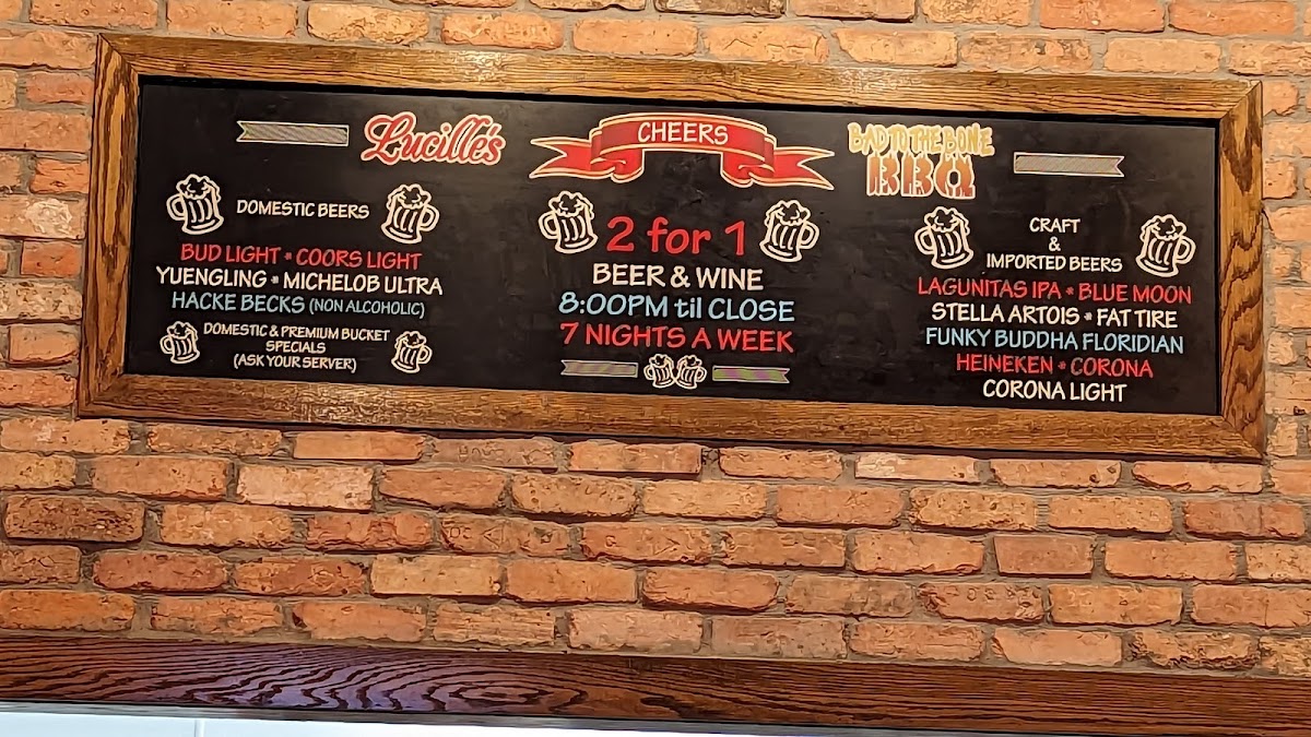 Menu Lucilles Bad To The Bone Bbq-7