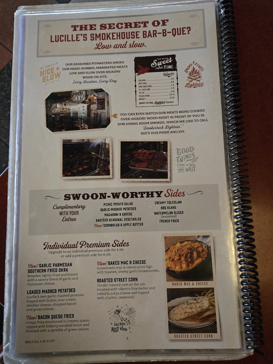 Menu Lucille's Smokehouse Bar-B-Que-4