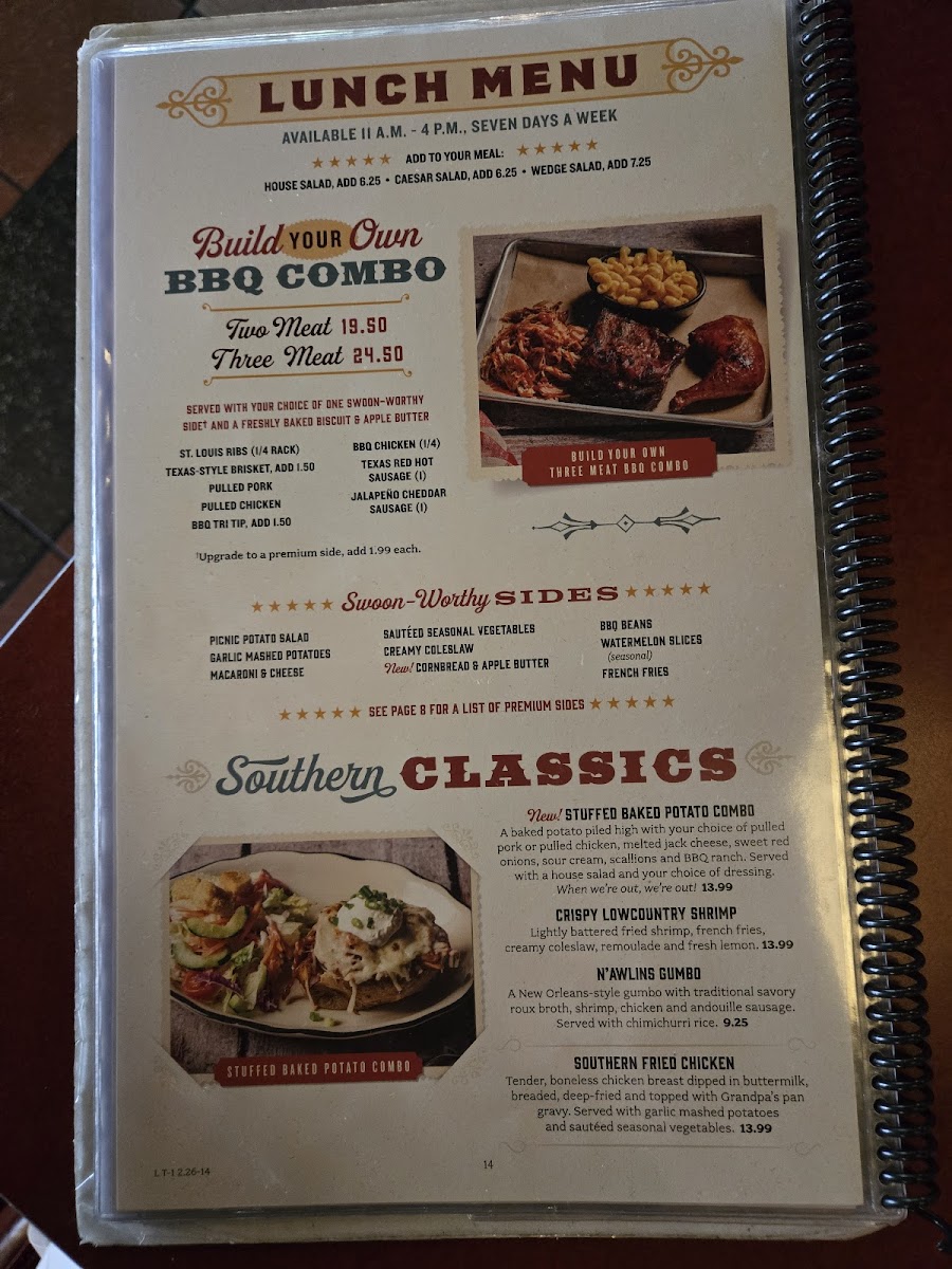 Menu Lucille's Smokehouse Bar-B-Que-6
