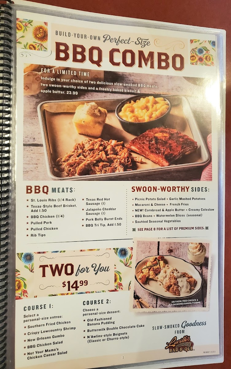 Menu Lucille's Smokehouse Bar-B-Que-8