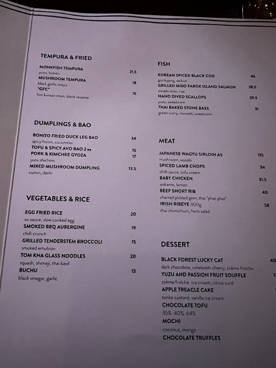 Menu Lucky Cat By Gordon Ramsay-5