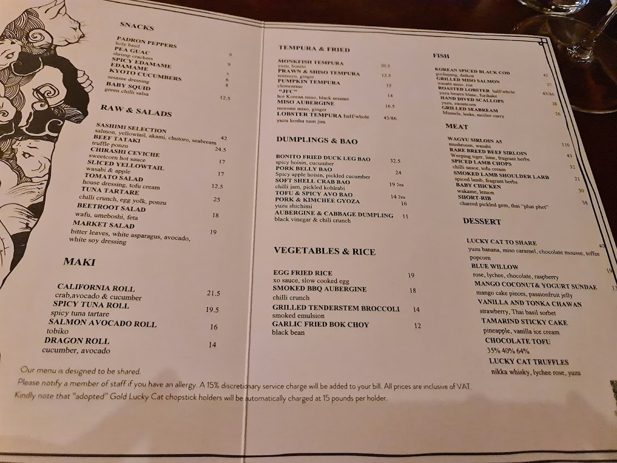Menu Lucky Cat By Gordon Ramsay-7