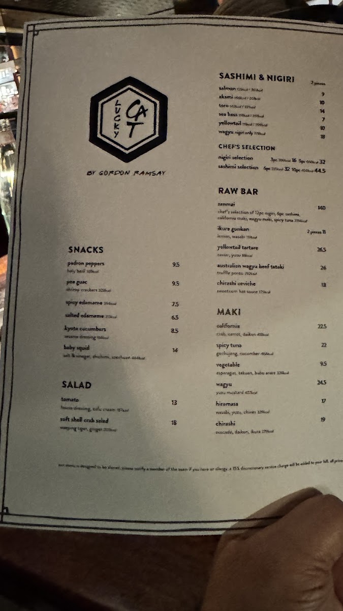 Menu Lucky Cat By Gordon Ramsay-8
