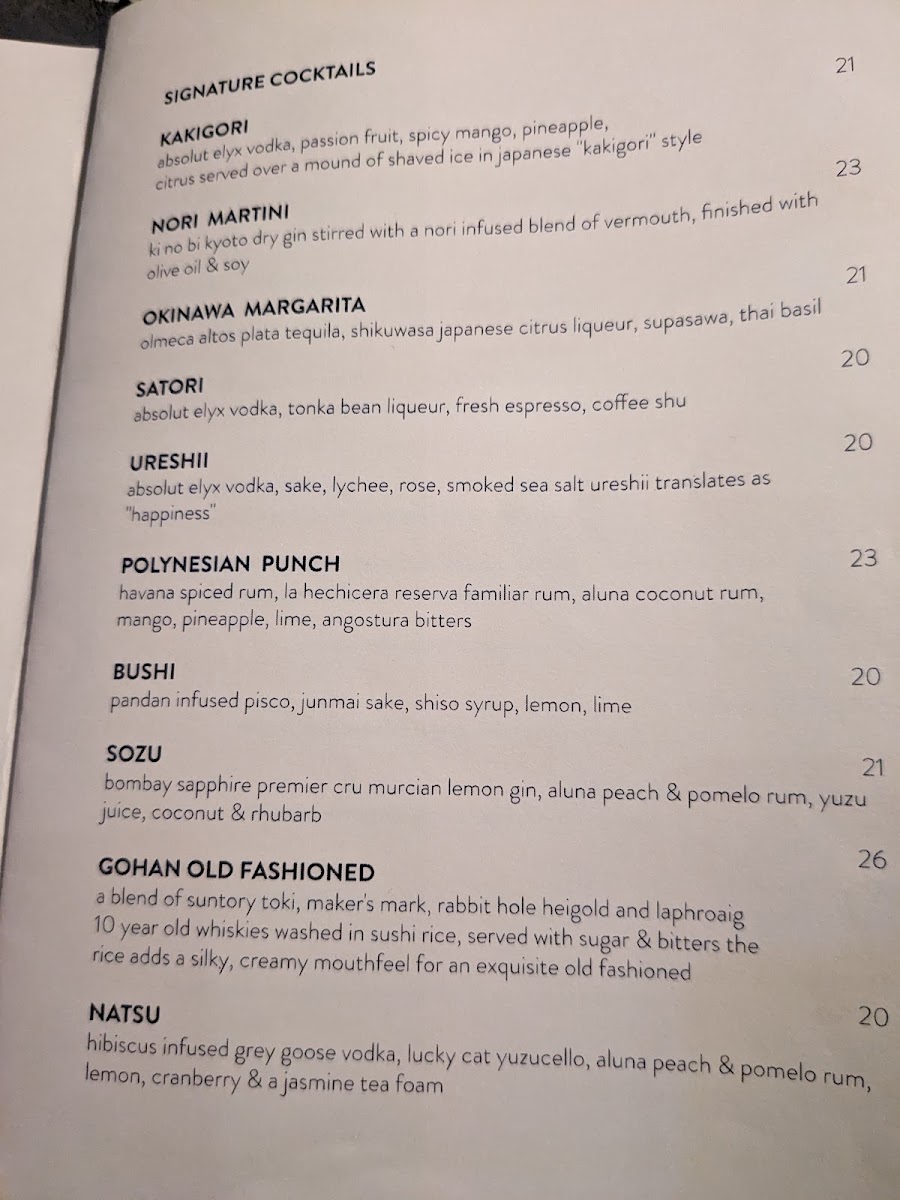 Menu Lucky Cat By Gordon Ramsay-9
