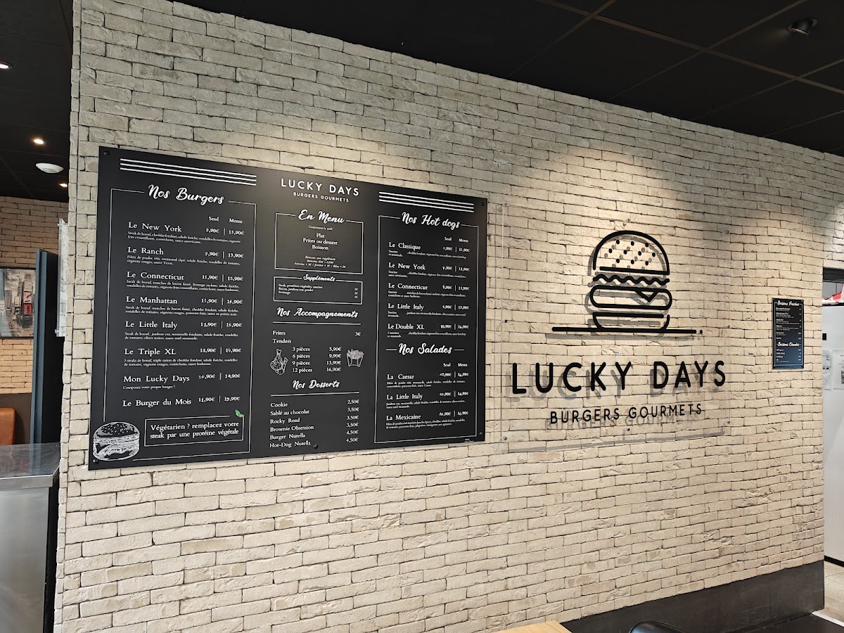 Menu Lucky Days - Burger Castelnau-Le-Lez-2