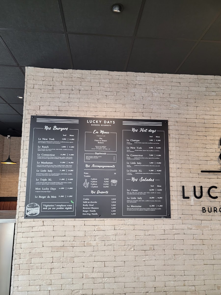 Menu Lucky Days - Burger Castelnau-Le-Lez-4