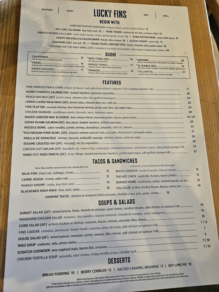 Menu Lucky Fins Greeley-4