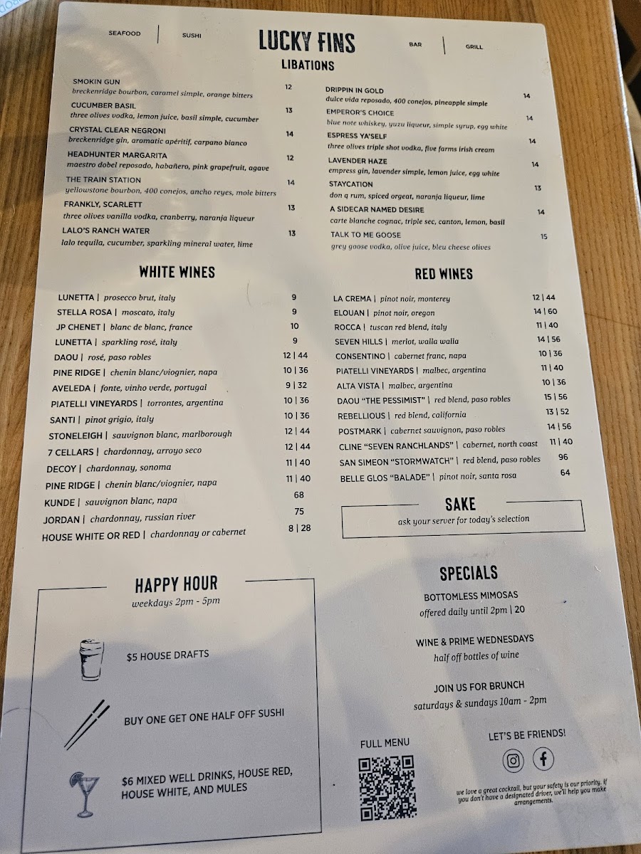 Menu Lucky Fins Greeley-7