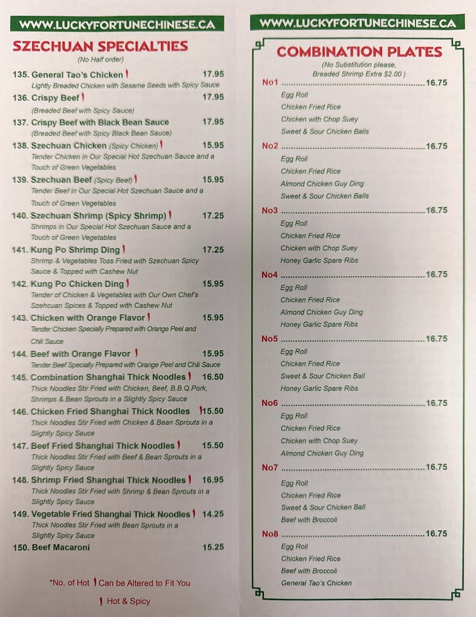 Menu Lucky Fortune Chinese Food-3