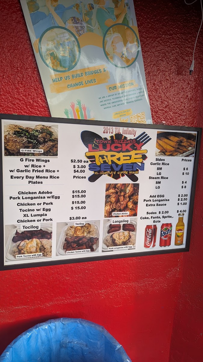 Menu Lucky Three Seven-2
