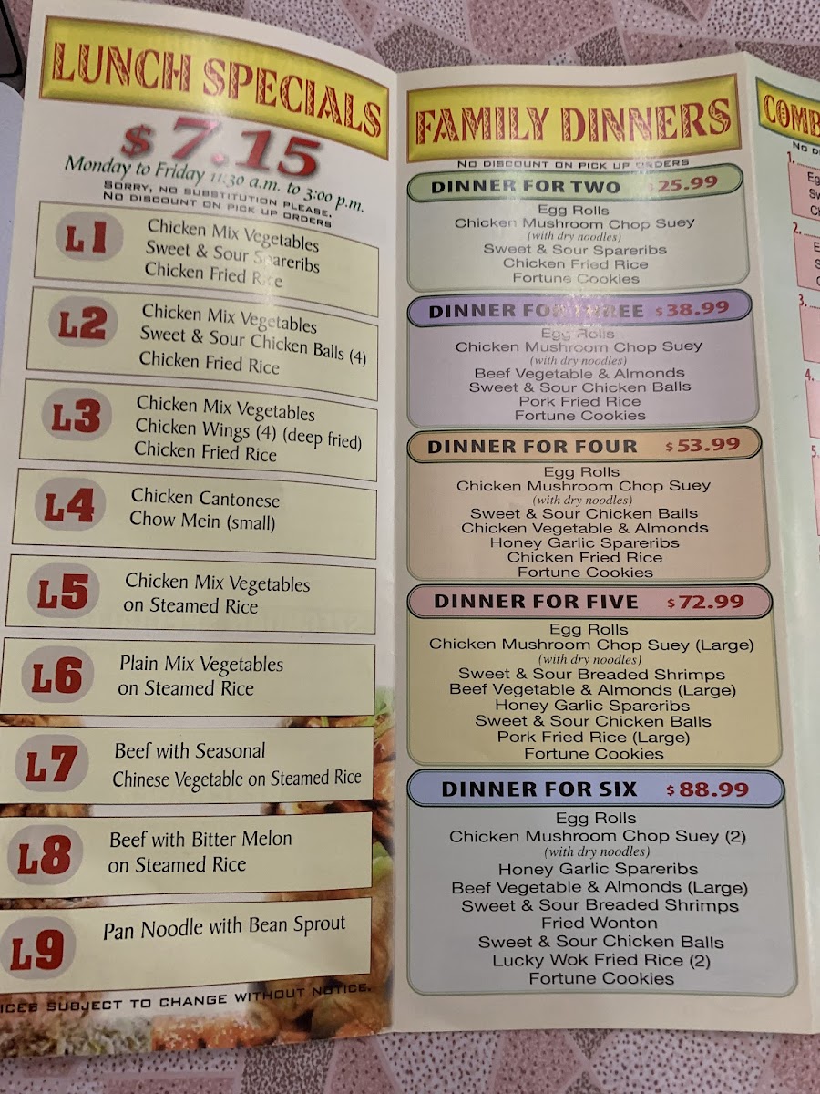 Menu Lucky Wok Restaurants-7
