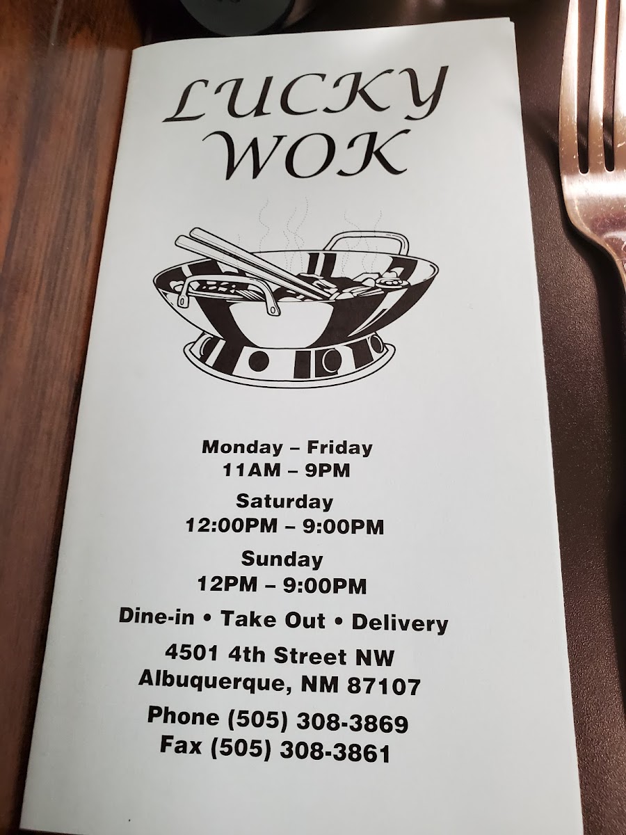 Menu Lucky Wok-1