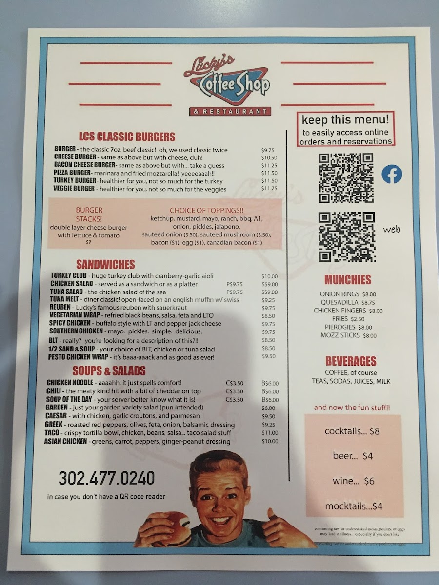 Menu Lucky's Coffee Shop-2