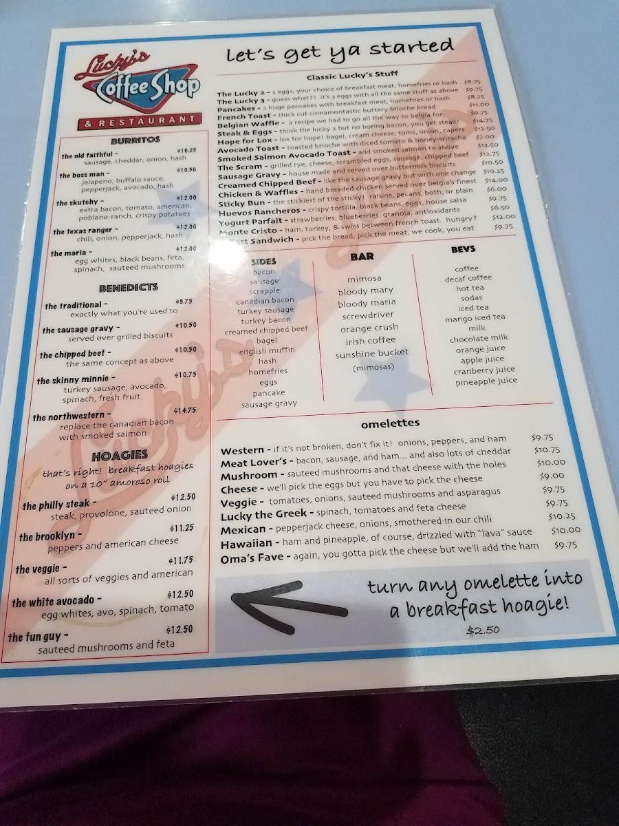 Menu Lucky's Coffee Shop-5