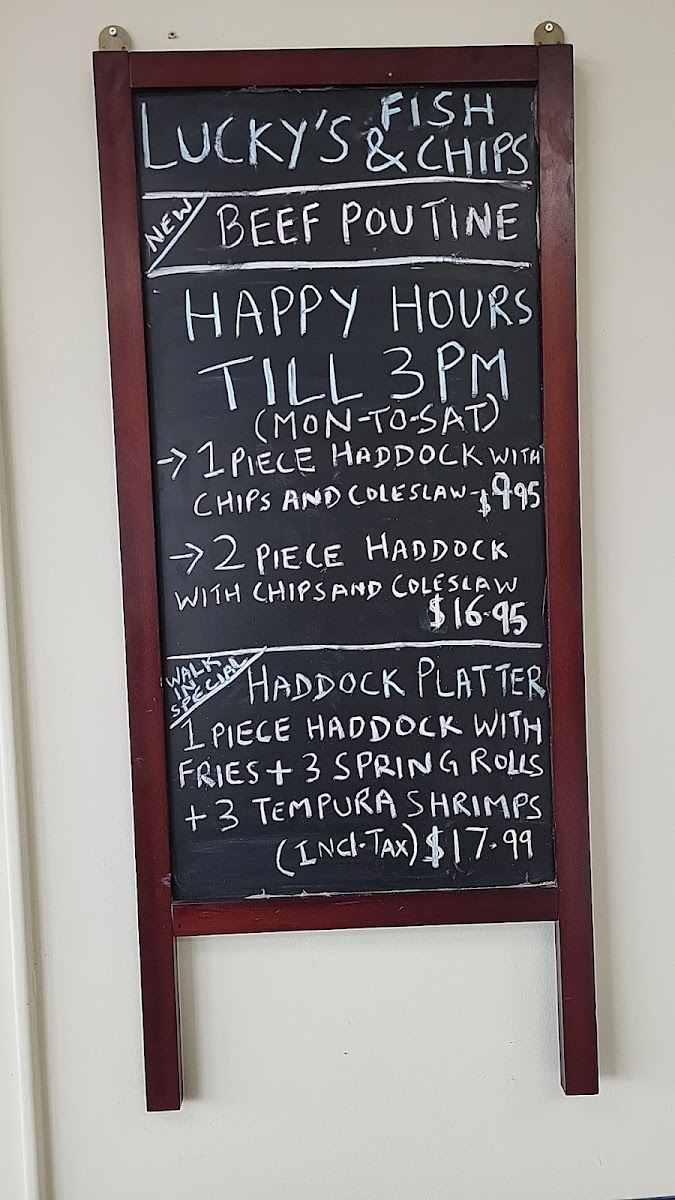 Menu Luckys Fish & Chips Stoney Creek-10