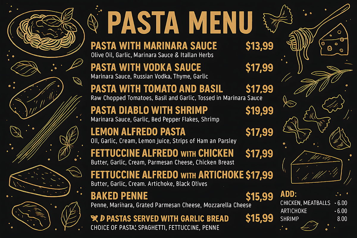 Menu Lucy's Pizza & Burgers-2