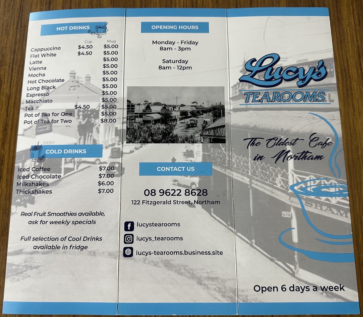 Menu Lucy's Tearooms-4