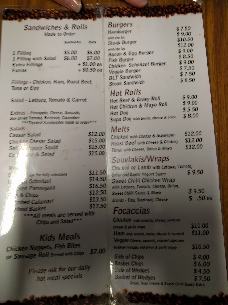 Menu Lucy's Tearooms-6