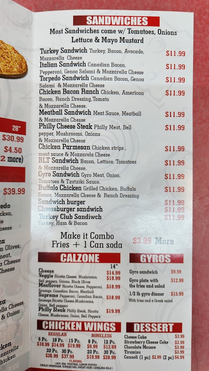 Menu Luigi's New York Giant Pizza-3
