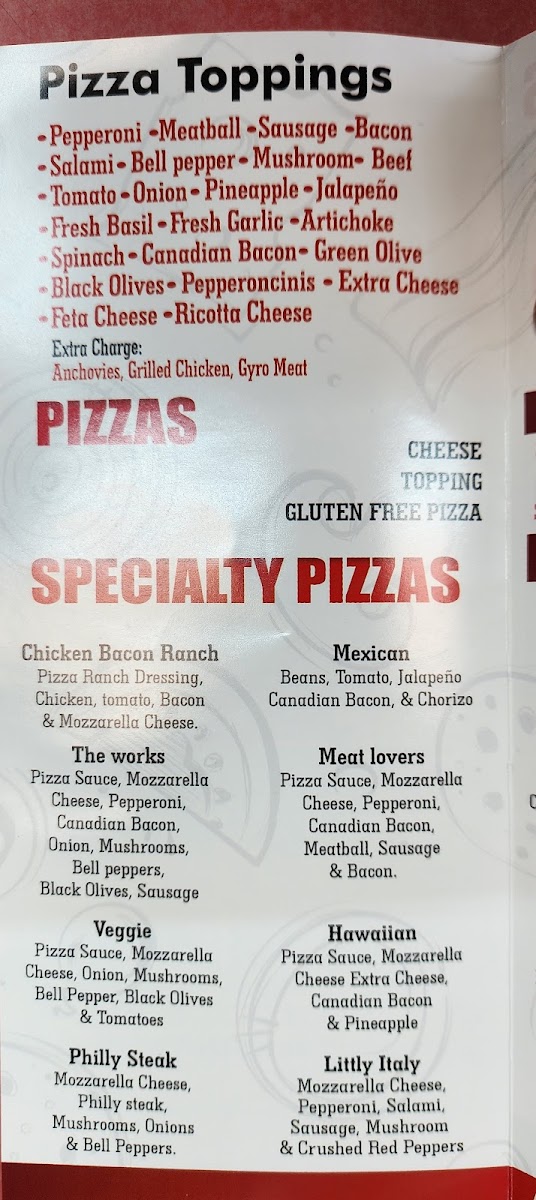 Menu Luigi's New York Giant Pizza-6