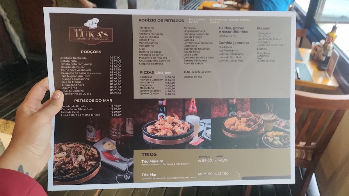 Menu Luka's Pizzeria - Restaurant And Steakhouse-8