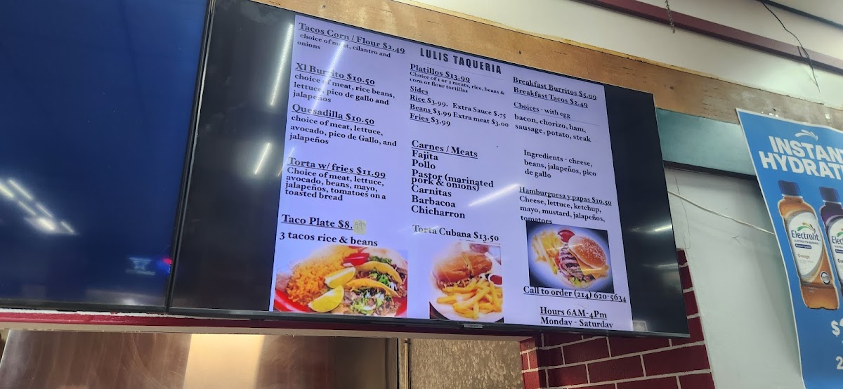 Menu Lulis Taqueria-1