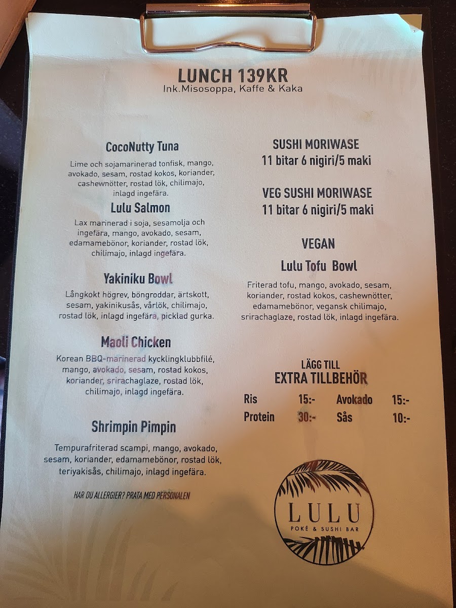 Menu Lulu Poké & Sushi Bar-3