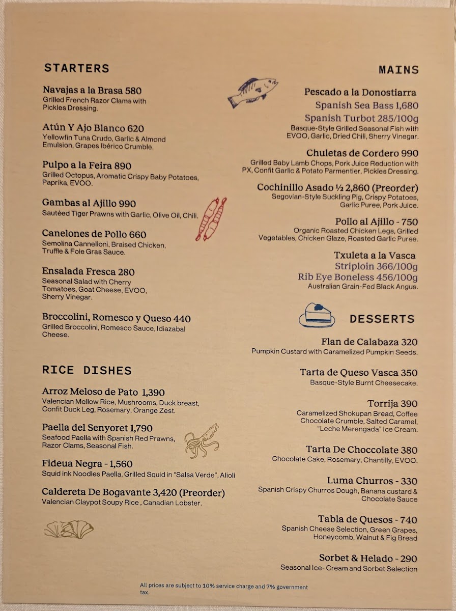 Menu Luma Bangkok-1