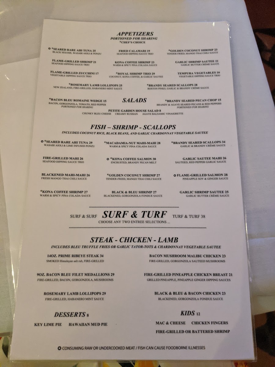 Menu Luna Food & Wine Aka Luna @ Kahuna-10