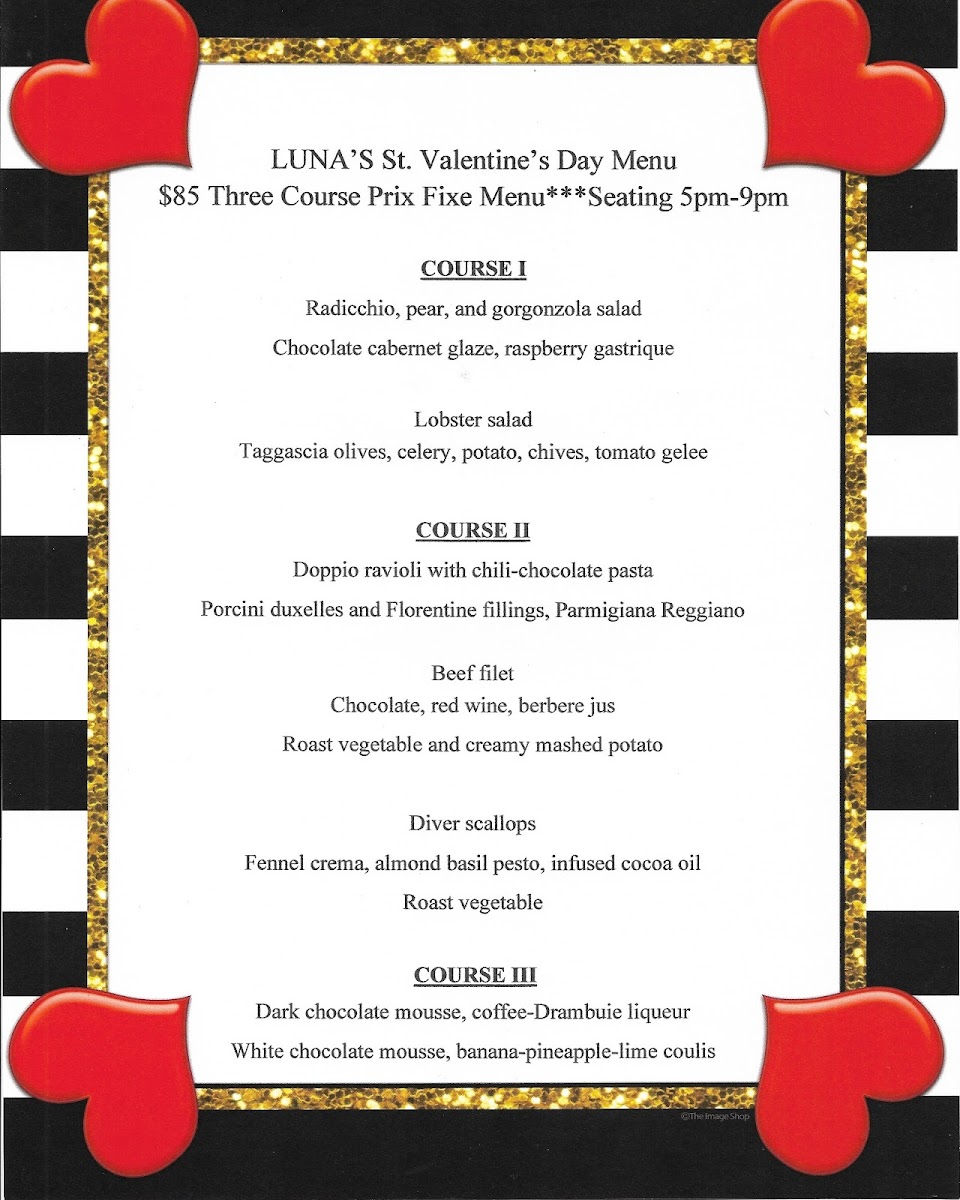 Menu Luna Food & Wine Aka Luna @ Kahuna-7