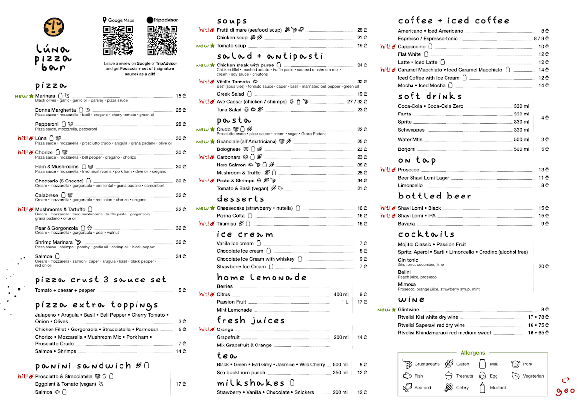 Menu Luna Pizza Bar-1