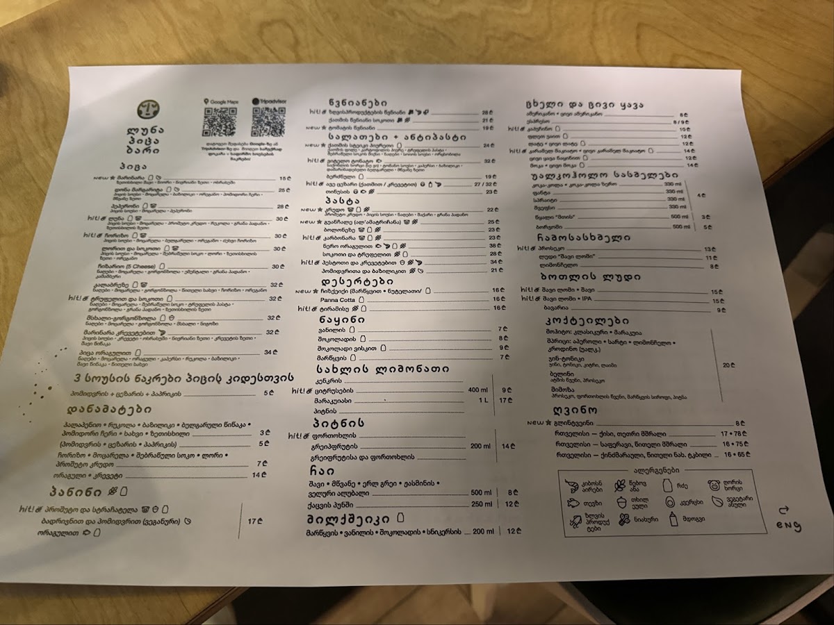 Menu Luna Pizza Bar-2