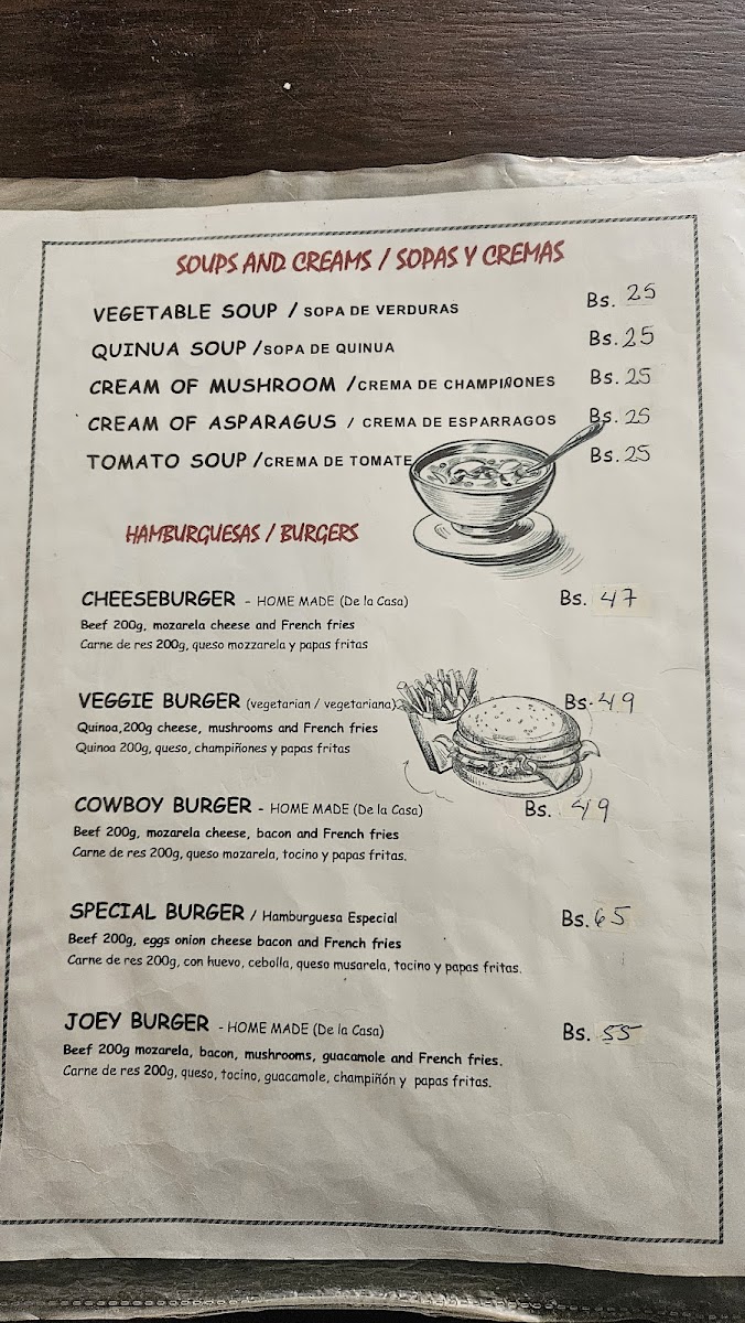 Menu Luna’S Restaurant Coffee-1
