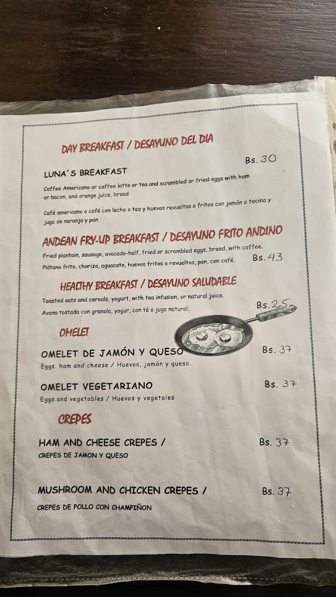 Menu Luna’S Restaurant Coffee-10