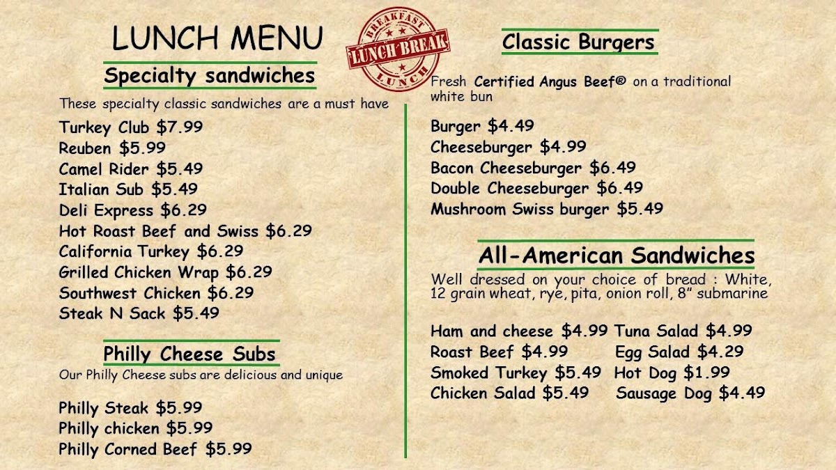 Menu Lunch Break-2